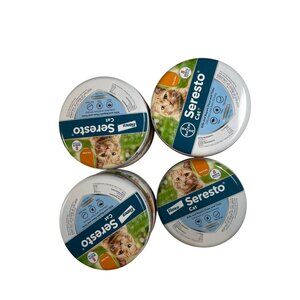 Seresto Cat Collar Empty Tin Can Craft Projects Lot Of 7 41i